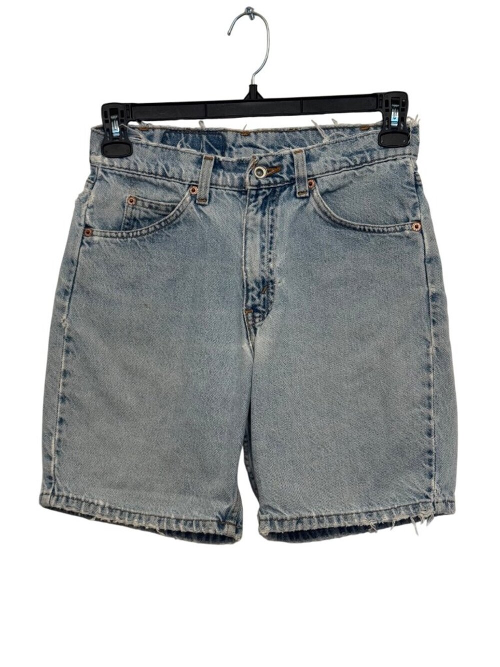 Vintage Levis 550 Relaxed Fit Denim Cutoff Shorts Size 29 orange tab